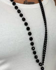 Collana Cèline - total black