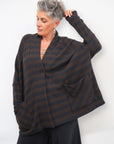 Cardigan Over Brunico Caldo Cotone