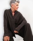 Cardigan Over Brunico Caldo Cotone