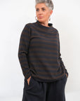 Maglione Asimmetrico Caldo Cotone