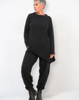 Maglione Diagonale Caldo Cotone