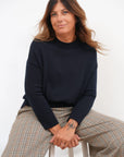 Maglione Girocollo Misto Lana