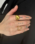 Anello Cuore Pieno