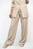 Pantalone Palazzo Essenziale Sabbia TG 1