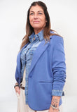 Blazer Donna Azzurro Polvere TG2 V2
