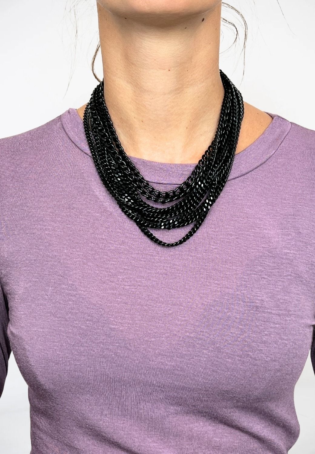 Collana 9 fili corta