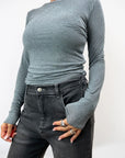 Micro Cashmere Girocollo