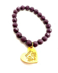 Mauve Emilie Bracelet