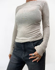 Micro Cashmere Girocollo