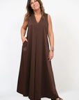 Abito Lungo Scollo V Summer