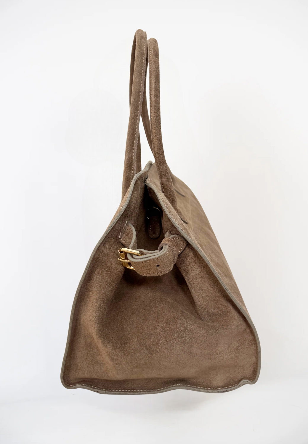 Borsa Bauletto Scamosciato