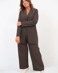 Blazer Lungo Crepe