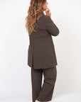 Blazer Lungo Crepe