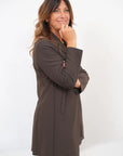 Blazer Lungo Crepe