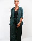Blazer in Felpa di Cotone