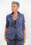 Blazer in Felpa di Cotone
