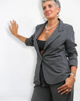 Blazer in Felpa di Cotone