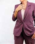 Blazer in Felpa di Cotone