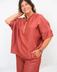 Blusa Asimmetrica Soffio