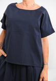 Blusa Girocollo Vela