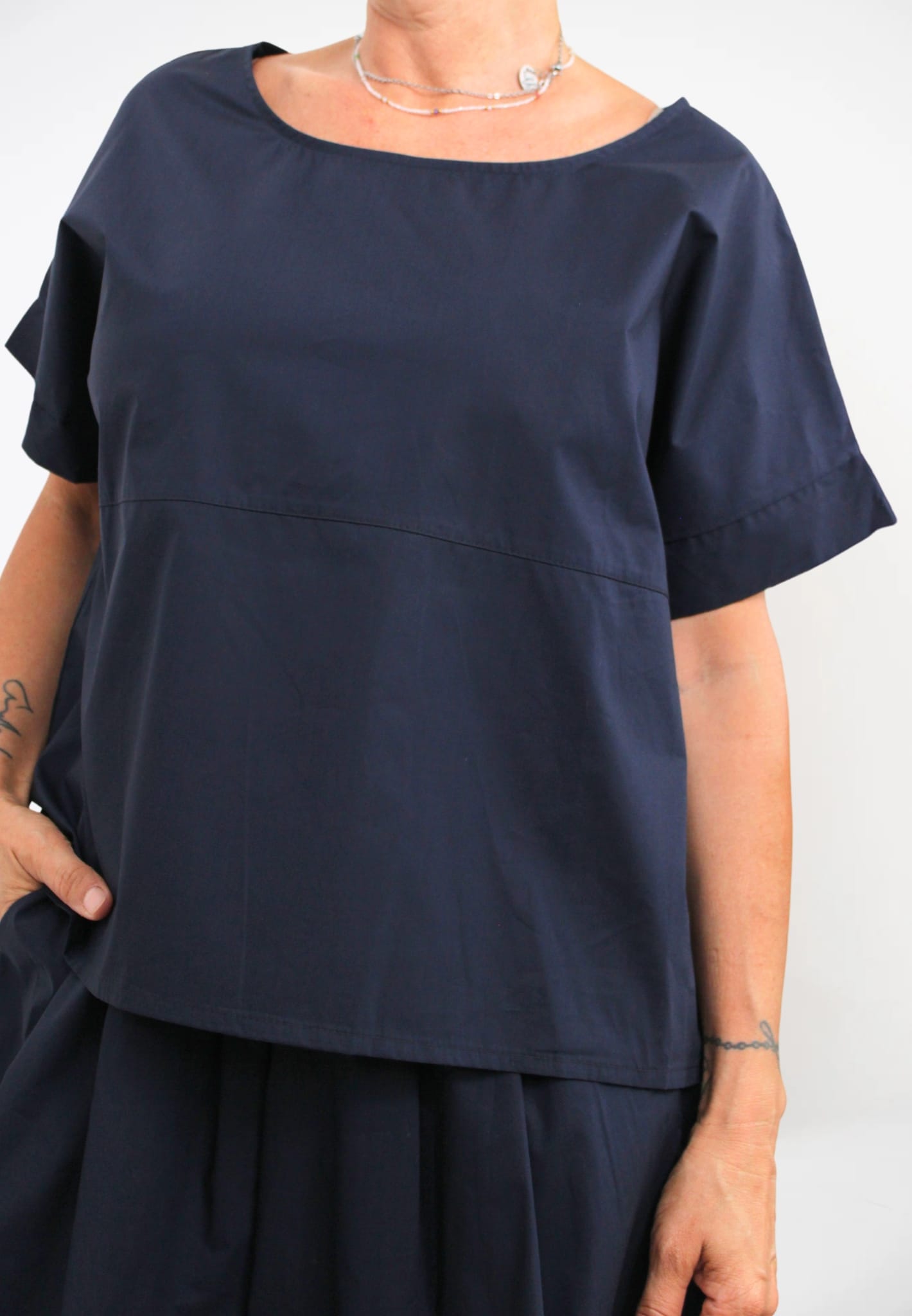 Blusa Girocollo Vela