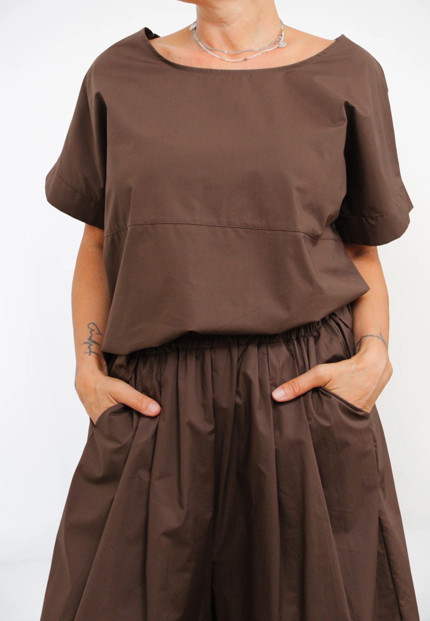 Blusa Girocollo Vela