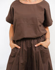Blusa Girocollo Vela