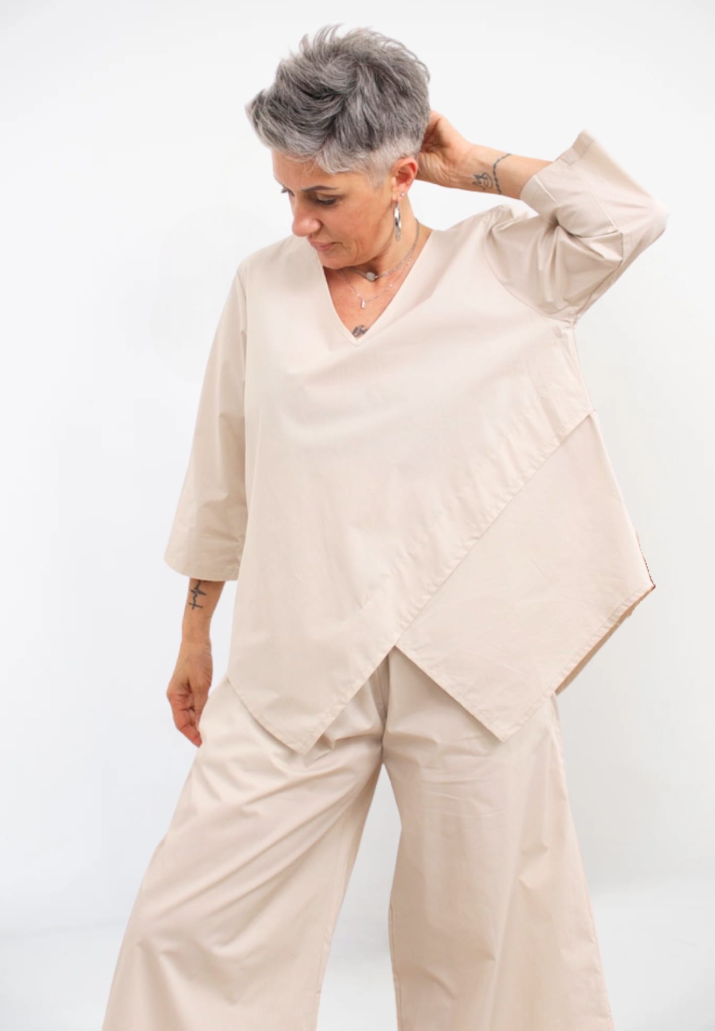 Blusa Scollo V Vela