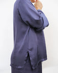 Blusa Girocollo Satin