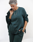 Blusa Girocollo Satin