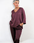 Blusa Scollo V Satin Plus