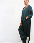 Blusa Scollo V Satin Plus