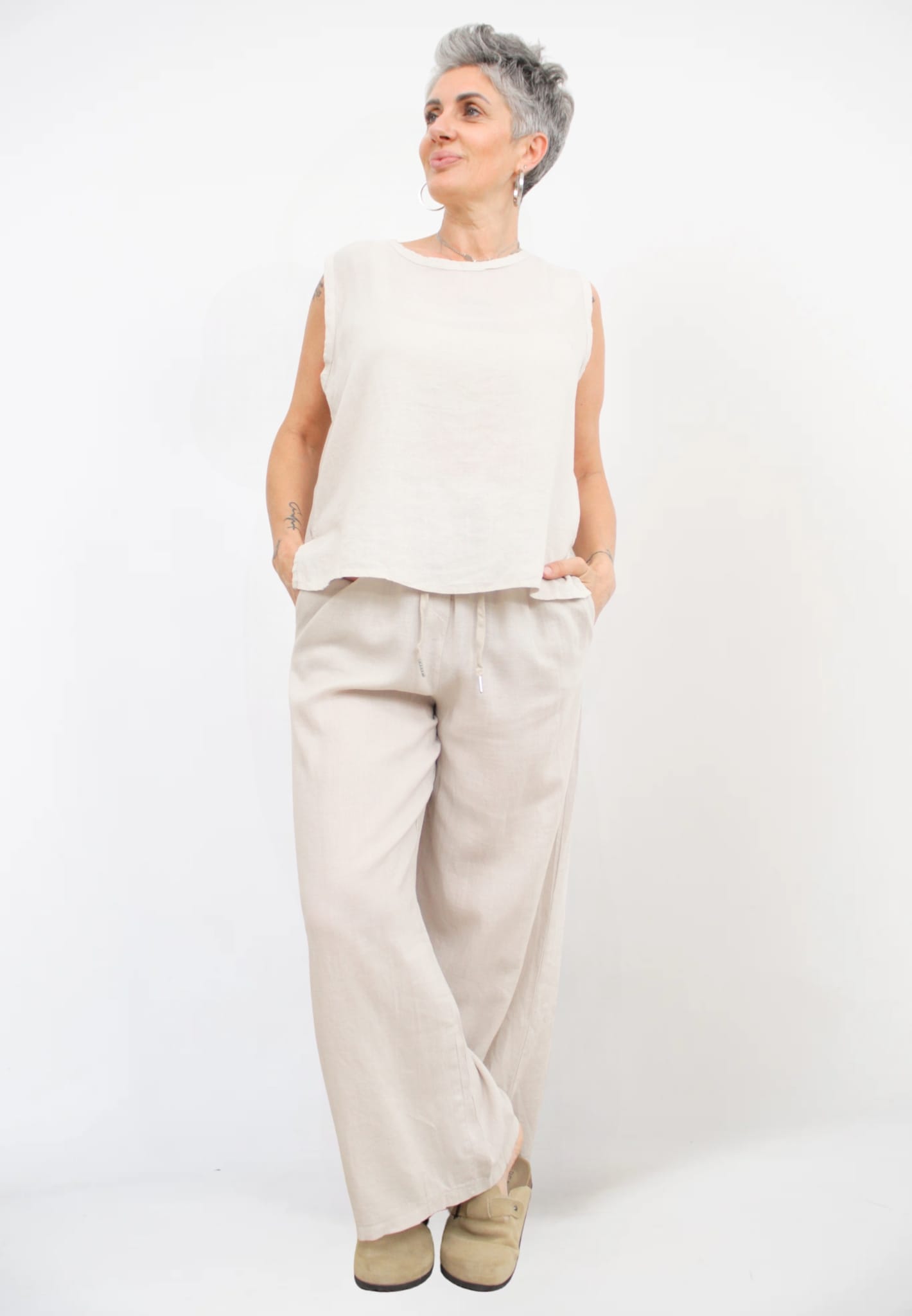 Blusa in Lino