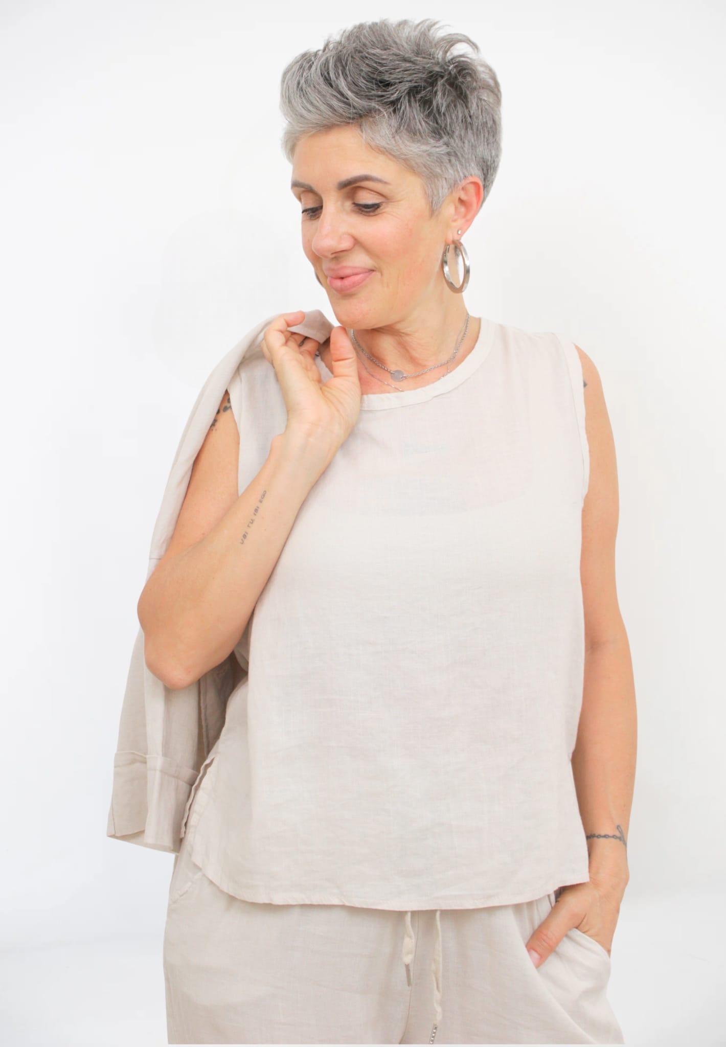 Blusa in Lino