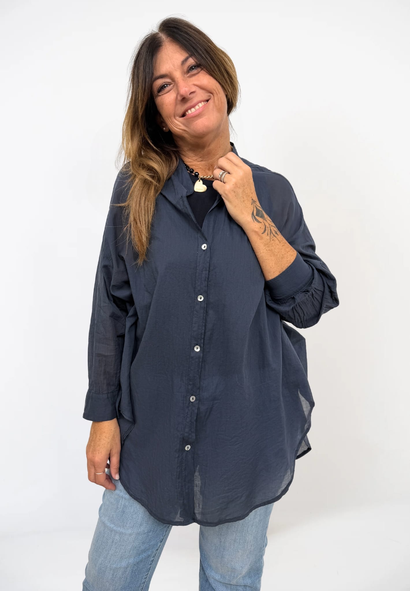 Camicia Mussola Coreana