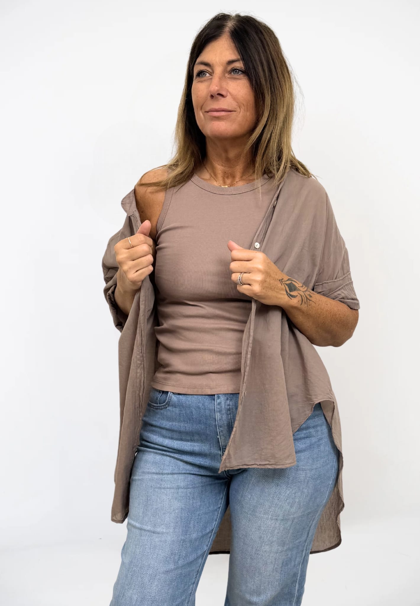 Camicia Mussola Coreana