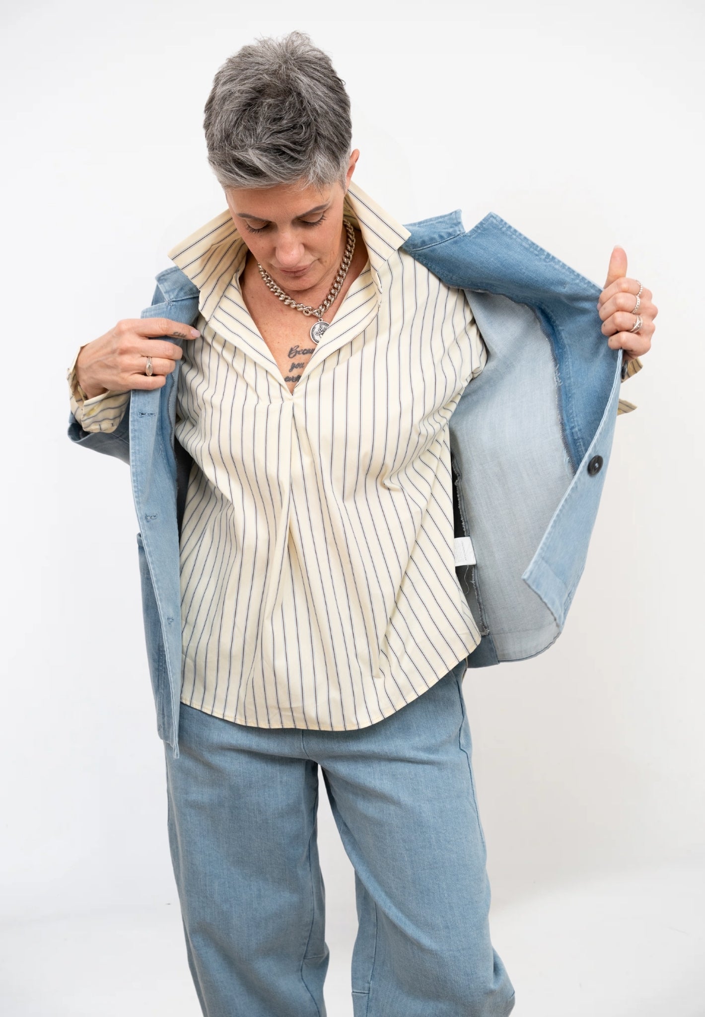 Camicia Polo Righe