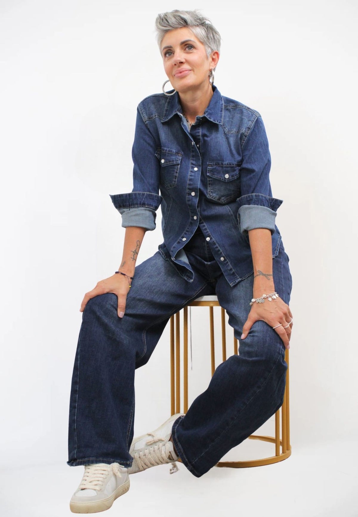 Camicia Jeans Tulipano