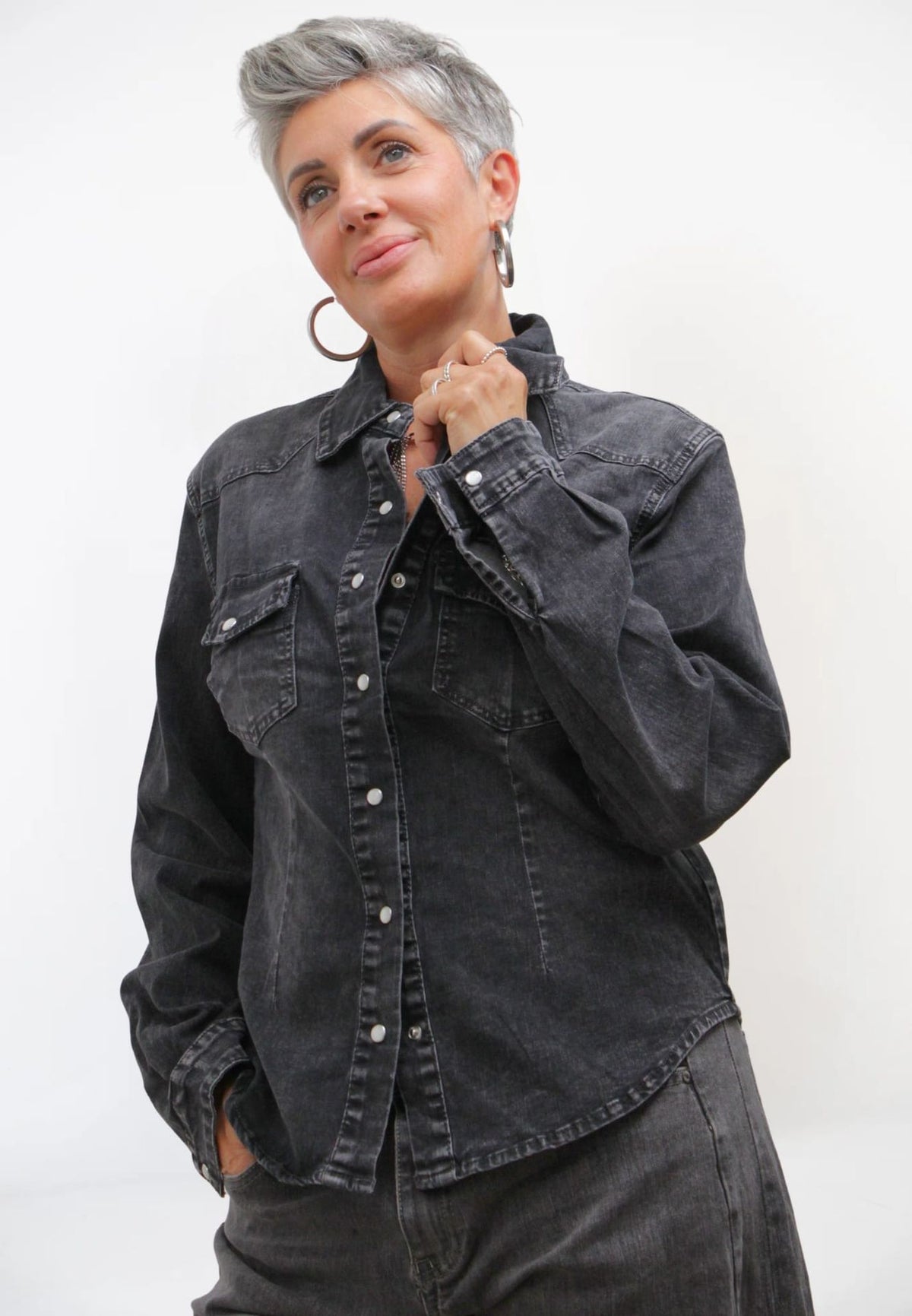 Camicia Jeans Tulipano