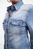 Camicia Jeans Tulipano