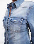 Camicia Jeans Tulipano