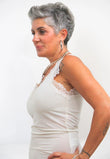 Canotta Micro Cashmere Pizzo