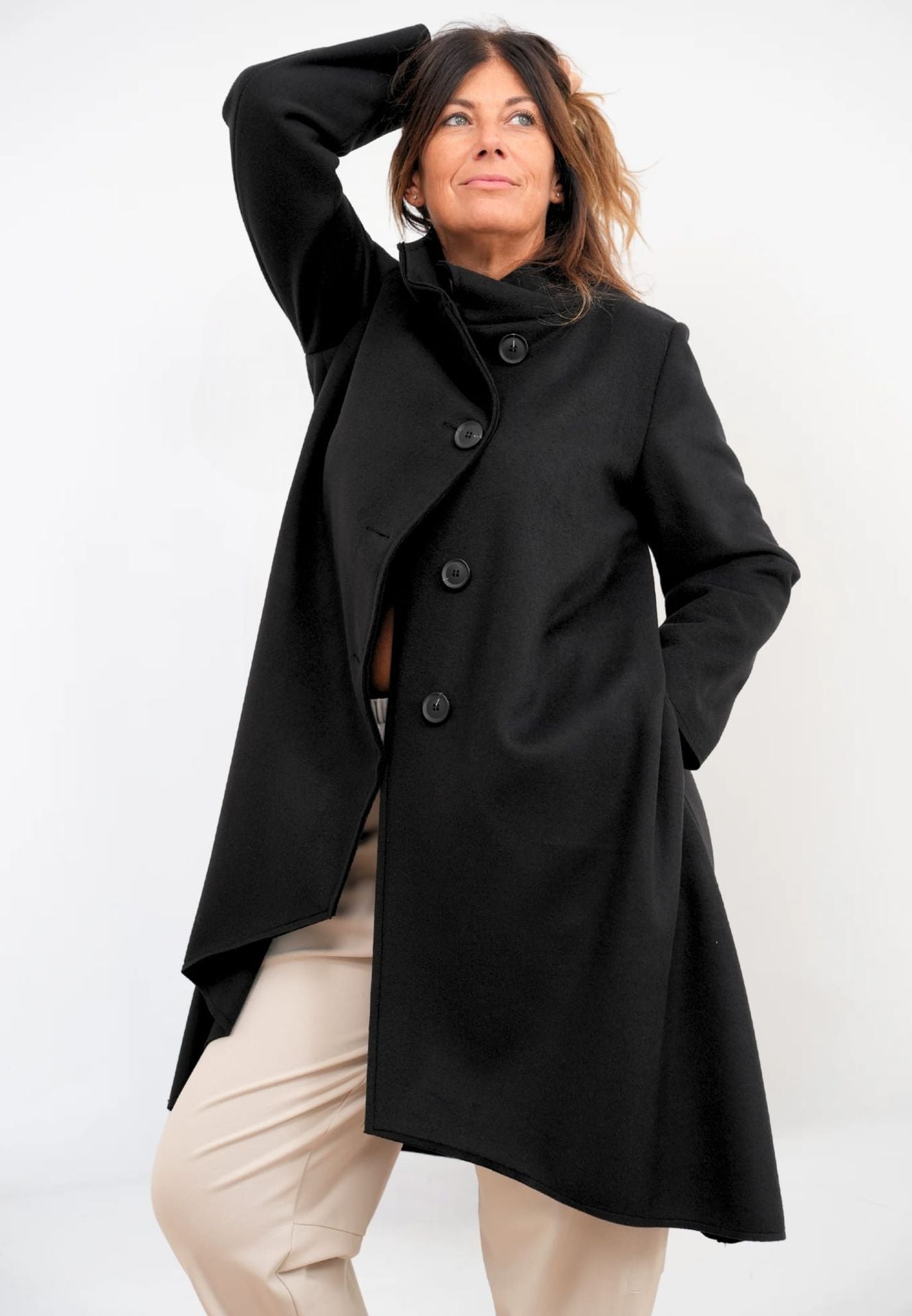 Cappotto Collo Alto