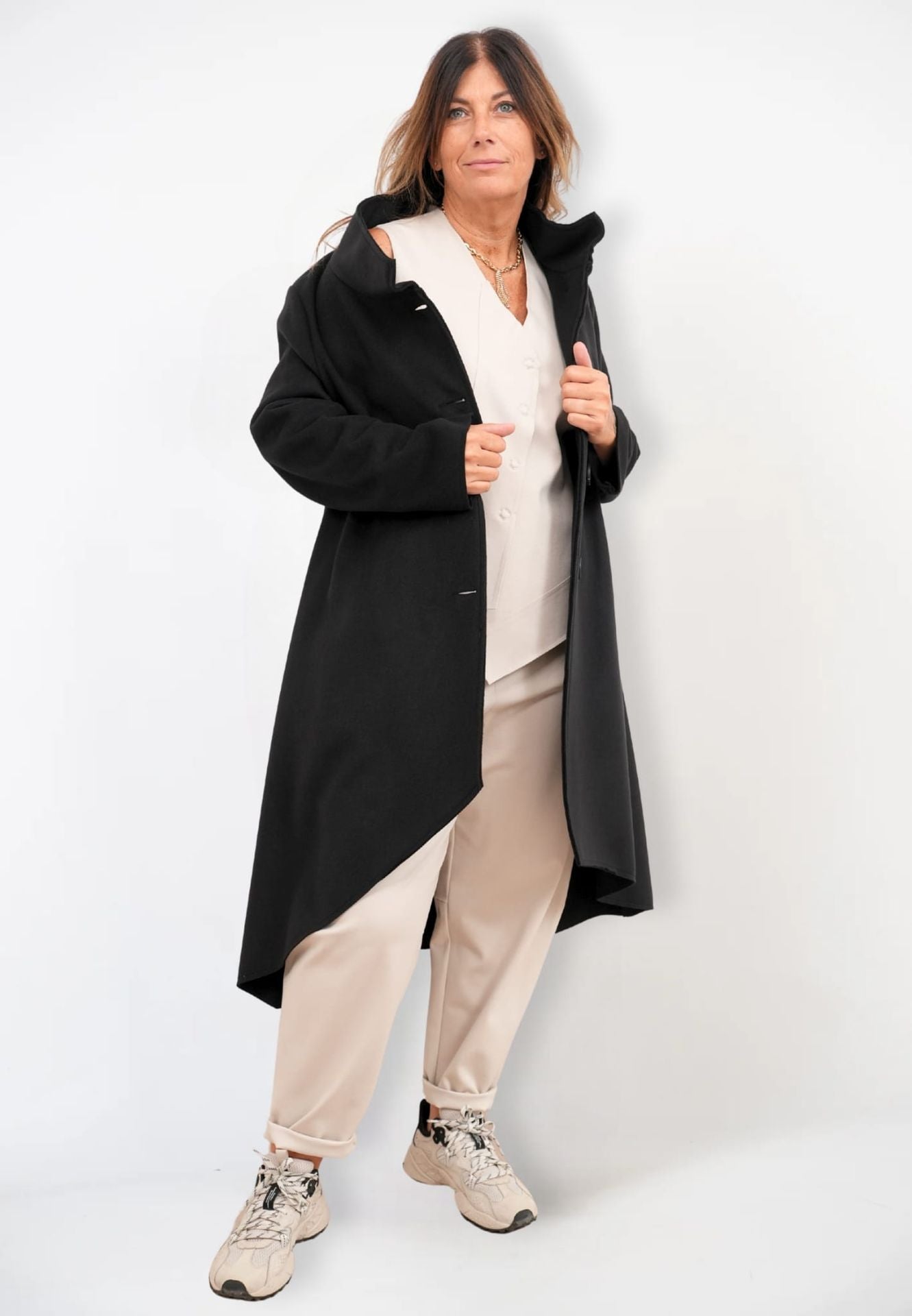 Cappotto Collo Alto