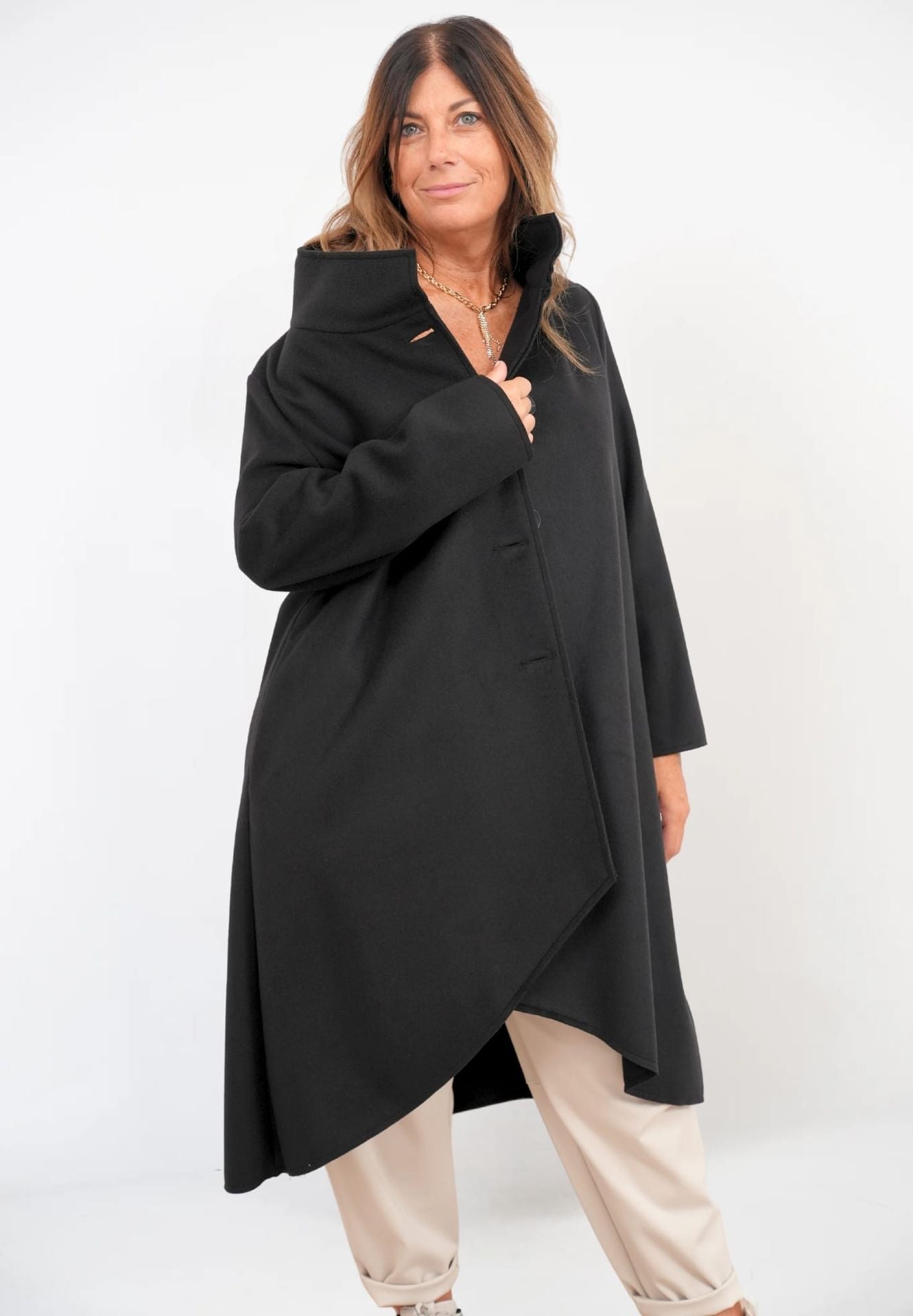 Cappotto Collo Alto