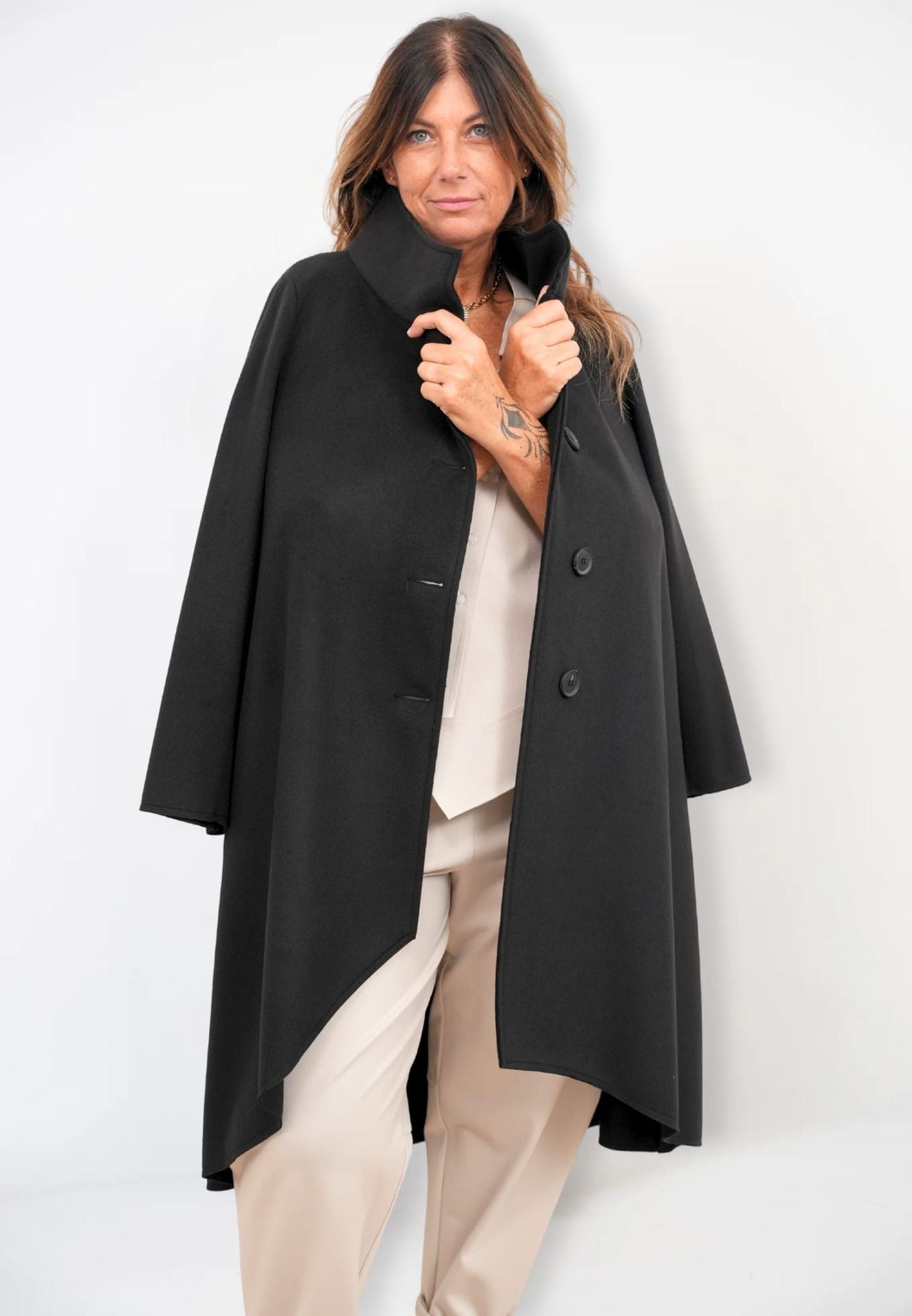 Cappotto Collo Alto