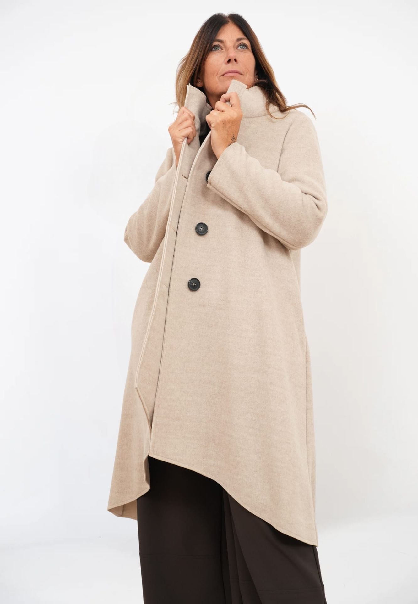 Cappotto Collo Alto