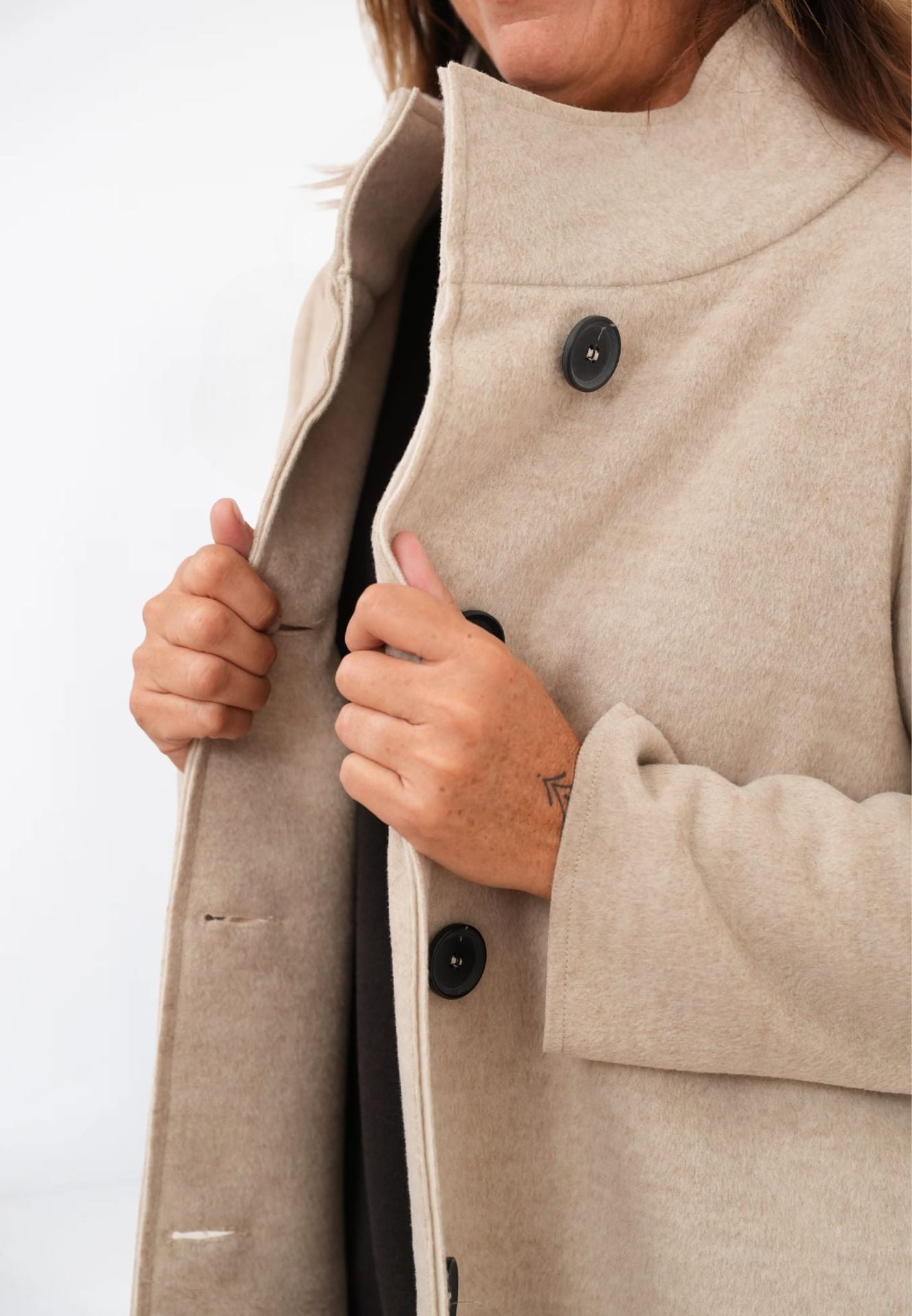 Cappotto Collo Alto