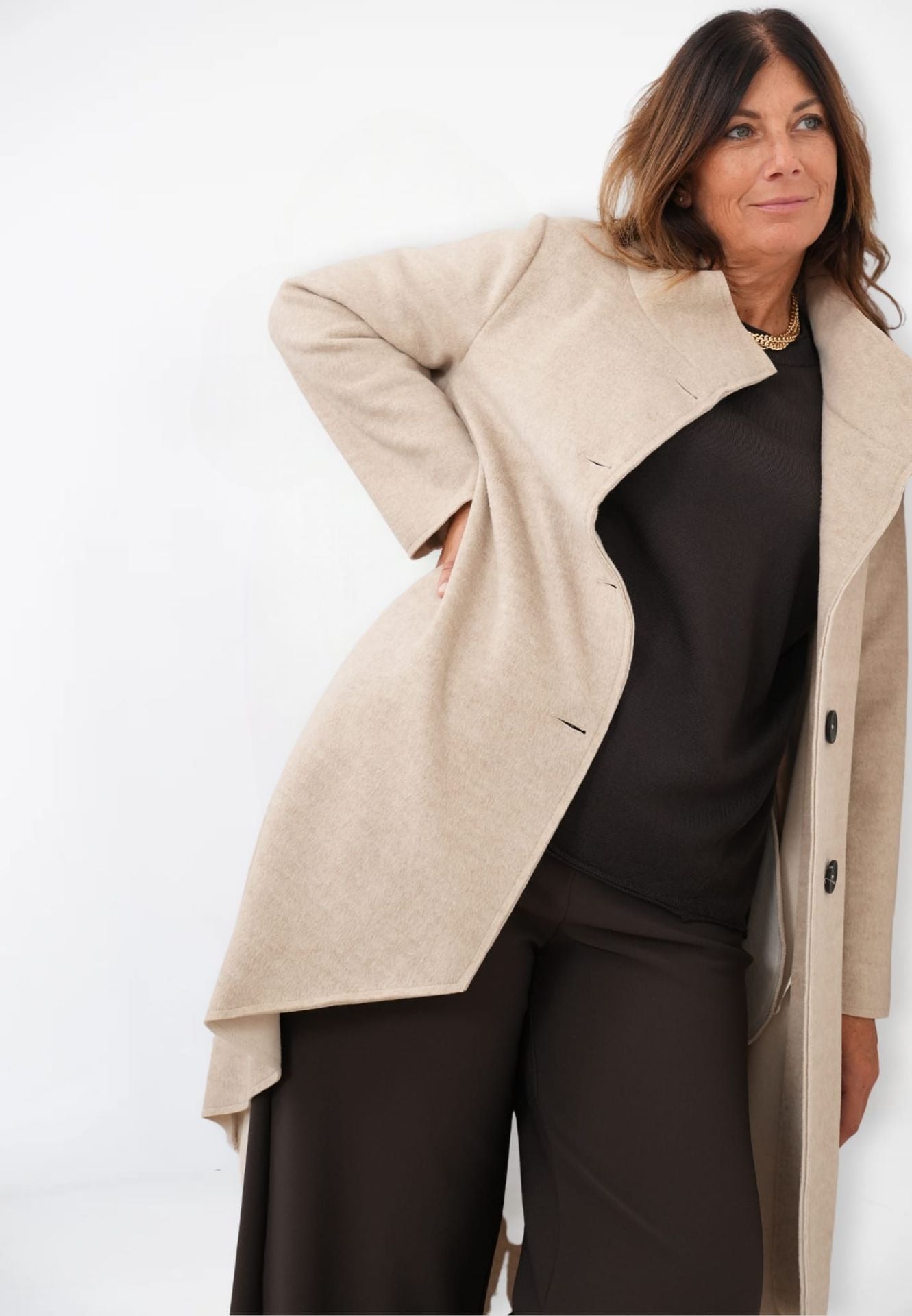 Cappotto Collo Alto