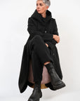 Cappotto Lungo Cappuccio